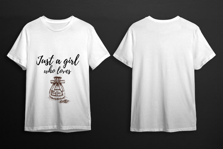 Female printed design T-shirt