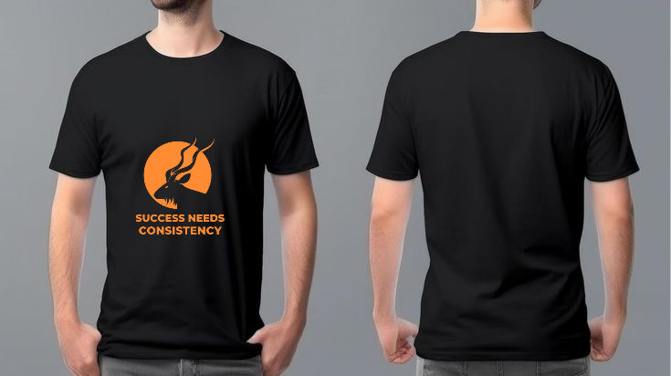 Success needs consistency printed t shirt