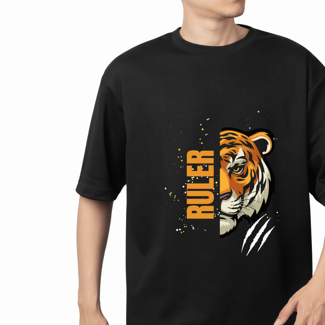 Unisex Classic tiger printed t shirt for male and female