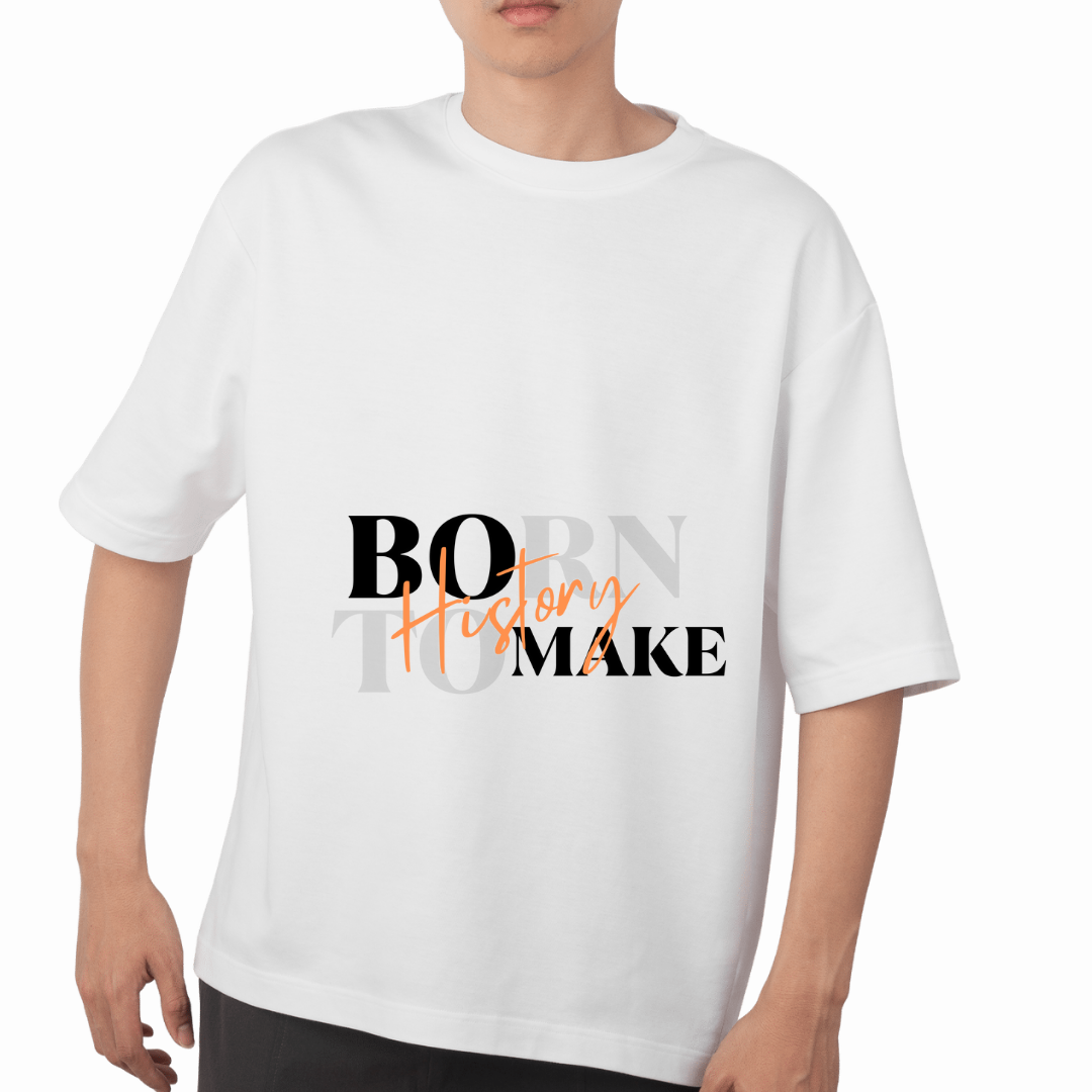 Unisex classic born to make history t shirt