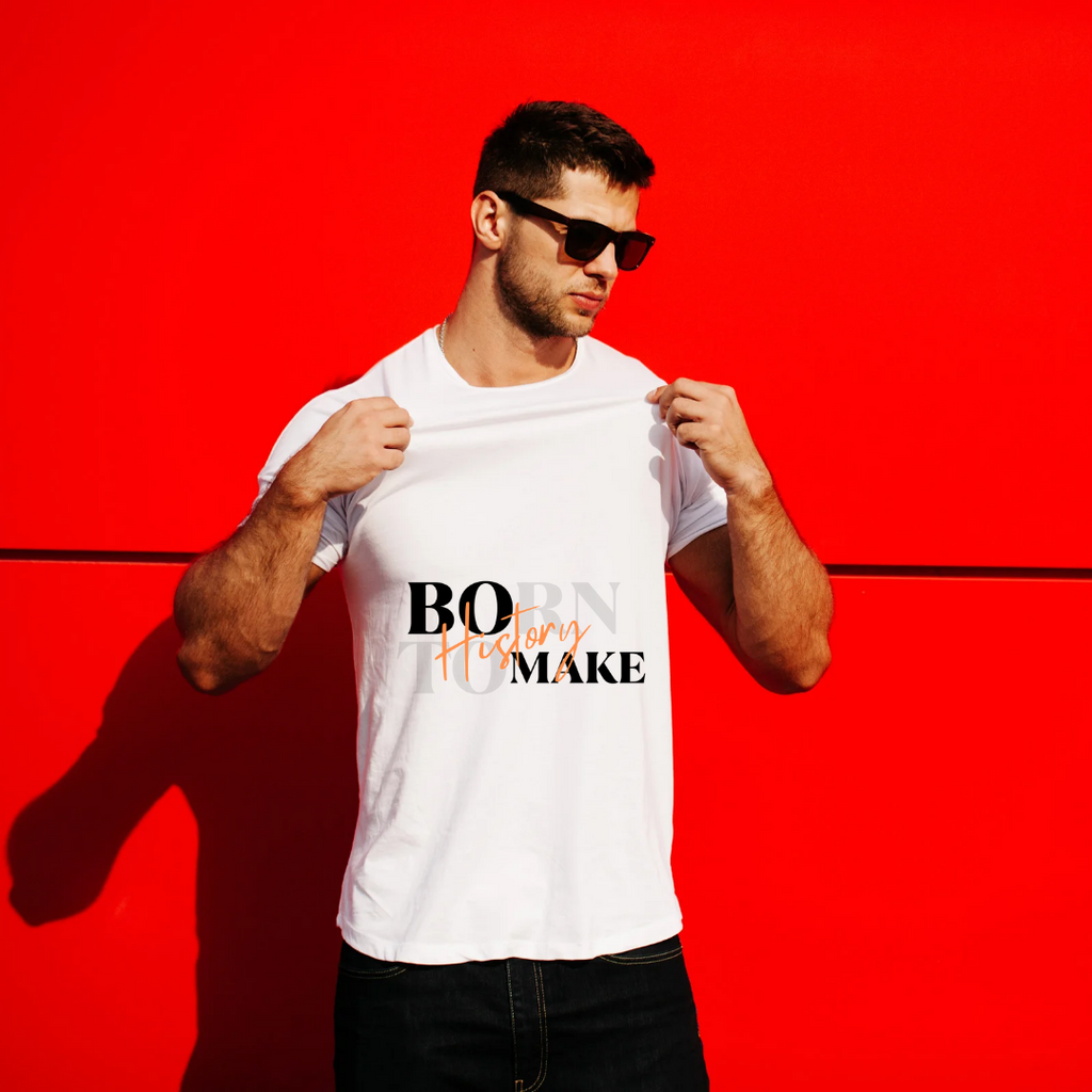 Unisex classic born to make history t shirt