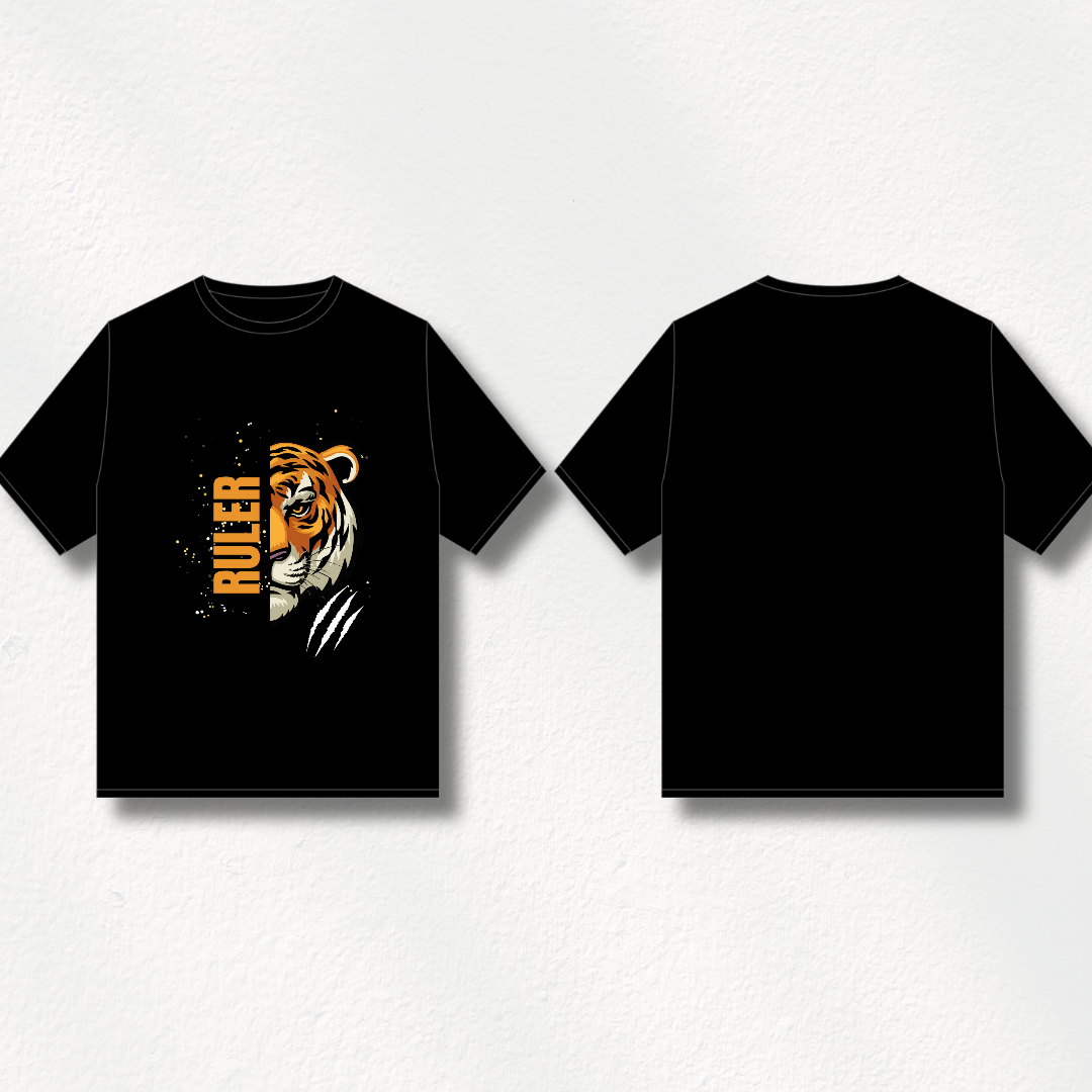Unisex Classic tiger printed t shirt for male and female