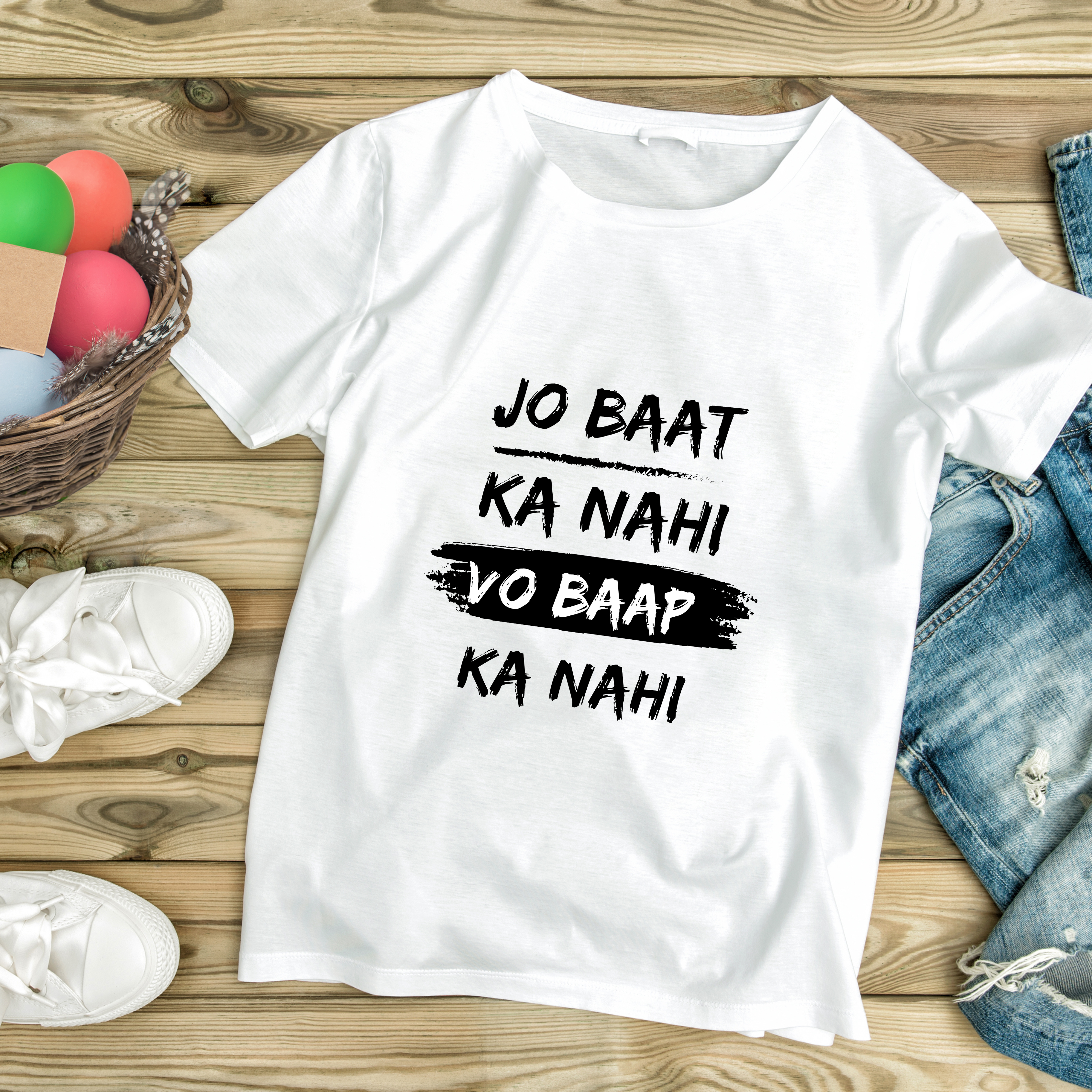 Unisex classic (jo baat ka nahi, vo baap ka nahi ) tshirt